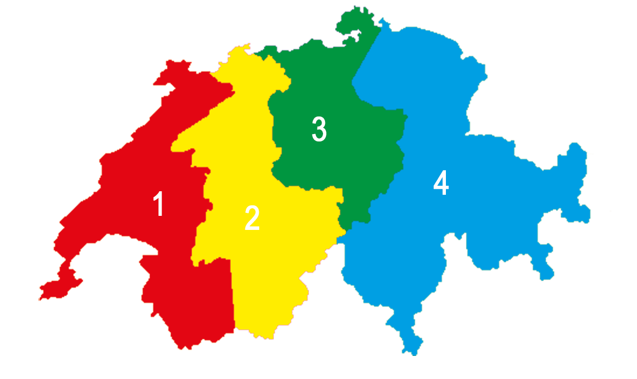 Vertriebgebiet Schweiz